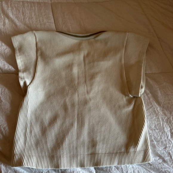 urban outfitters out from under go for gold ivory seamless crop top - Picture 5 of 6